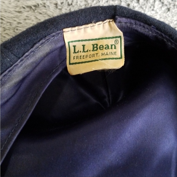 L.L. Bean Navy Blue Flat Bill Cap - Picture 7 of 8